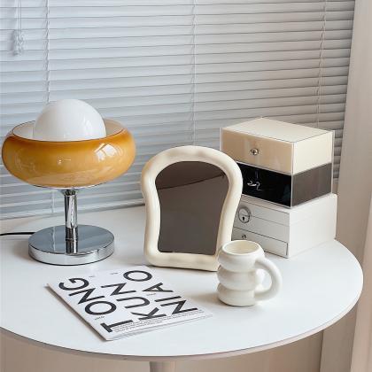 Cute Bread Mirror Nordic Korean Style Ceramic Desk..