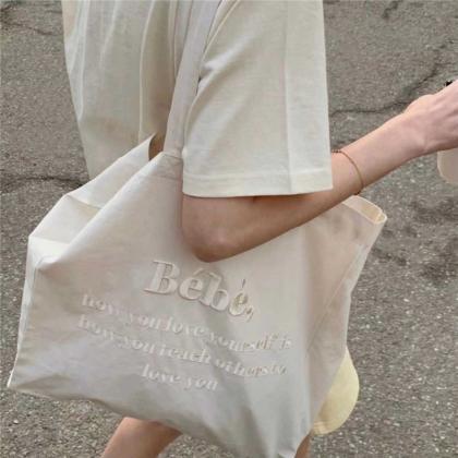 Large Capacity Tote Bag For Women Canvas Female..
