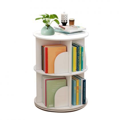 360° Display Floor Standing Bookcase Storage Rack..