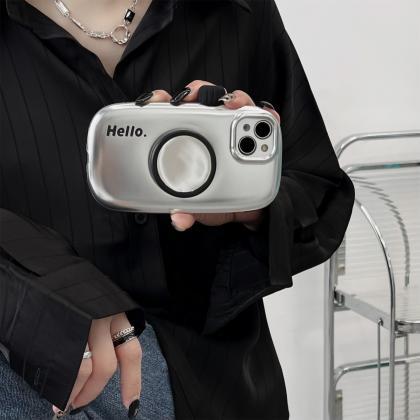 Retro Korean Luxury 3d Camera Styling Silver Solid..