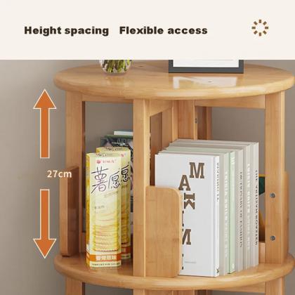 Rotating Bookshelf 360 Degree Household Bookshelf,..