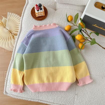 Girls Sweater, Spring And Autumn Cardigan Coat,..