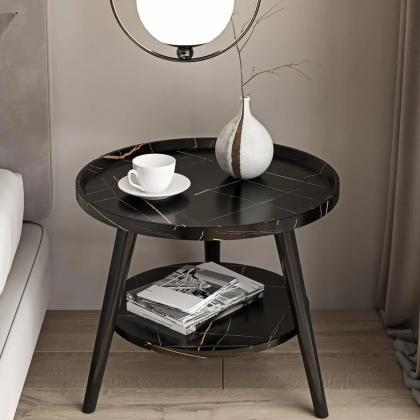 Nordic Simple Small Coffee Table Modern Round..