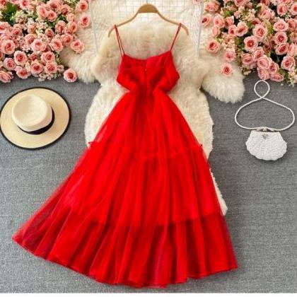 Cute A Line Tulle Short Dress Fashion Dress