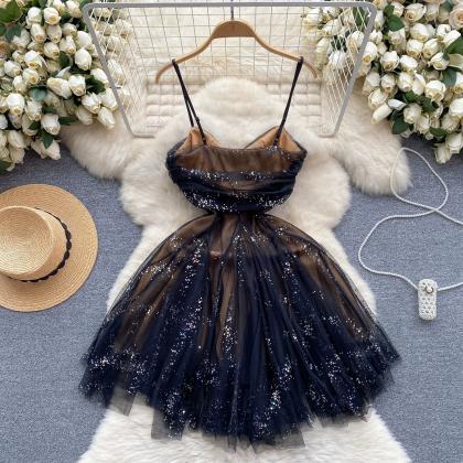 Gentle Style Princess Dress, Sweet Mini Dress,..