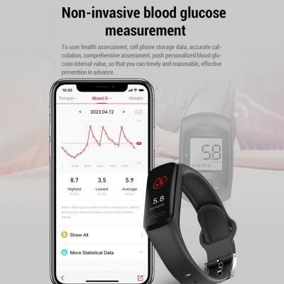  Blood Sugar Smart Watch Men ECG+PPG Heart Rate Blood Pressure Sport Fitness Bracelet Smartwatch Women Glucometer Watch