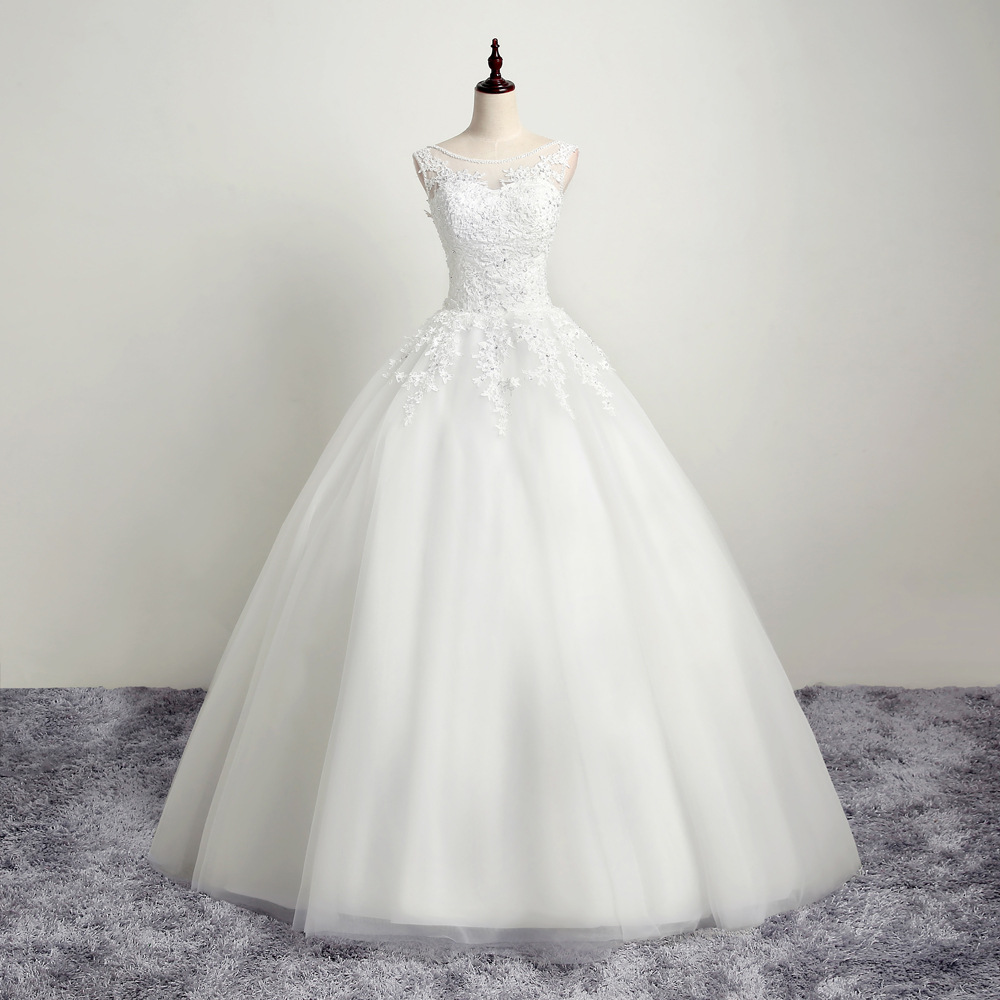 Sleeveless Wedding Dress White Bridal Dress Formal Wedding Dress,custom Made