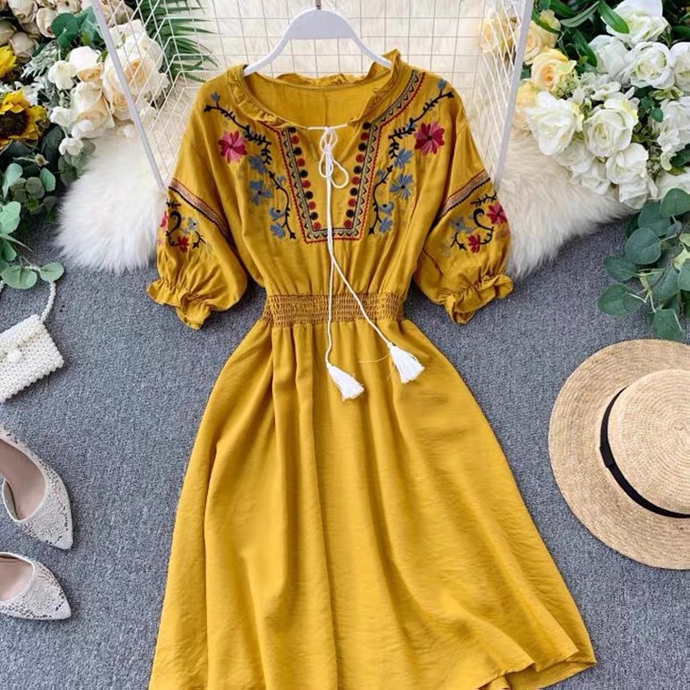 green emerald velvet dress Maria B Mustard Pure Lawn Chikankari Embroidery Dress – Emarlad Wear main image 0