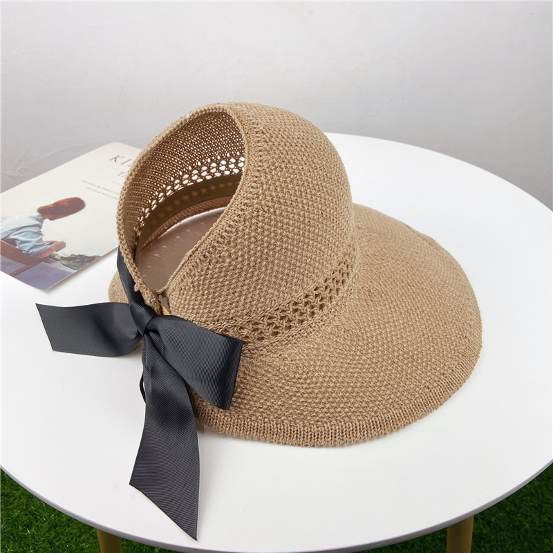 Foldable Empty Hat, Sunscreen Straw Hat, Outdoor Sunshade Hat, Sun Hat