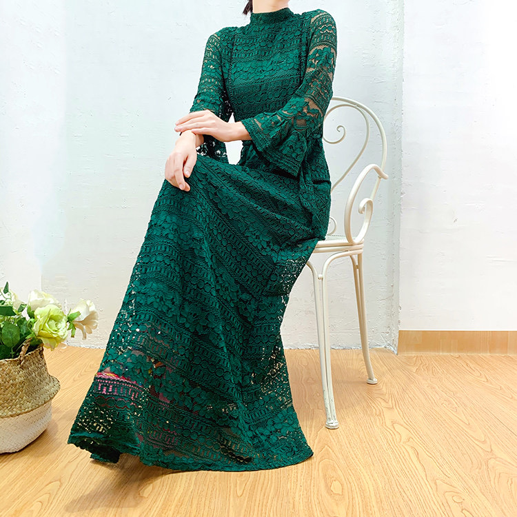 Moroccan/arab Style Dress, Elegant Lady, Lace Dress Long Dress