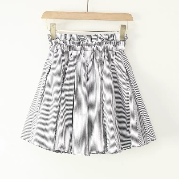 Exported To Japan Single, High Waist Skirt Pleated Skirt, Spring And Summer, Cotton A-line Skirt, Jk Umbrella Skirt Preppy Skirt