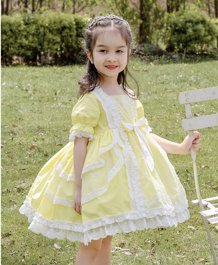Summer, Girl Princess Dress, Children's Lolita Dress Bouffant Dress