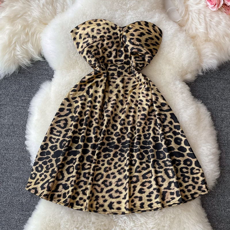 sachin and babi light blue dress Animal Print Dress With Ostrich Feathers, Neoprene Leopard Dress, Avant  Garde Clothing, Bubble Dress, Midi Dress, Cocktail Party Dress