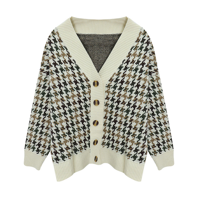 Blue Sky And White Cloud Sweater, Student Loose Cardigan