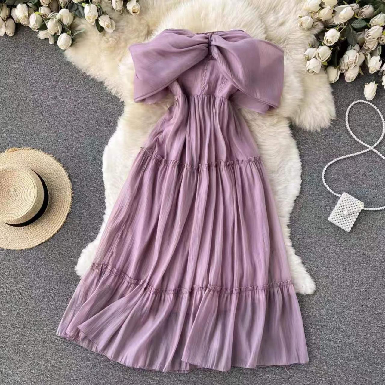Fairy Purple Dress,strapless Dress,cute Party Dress