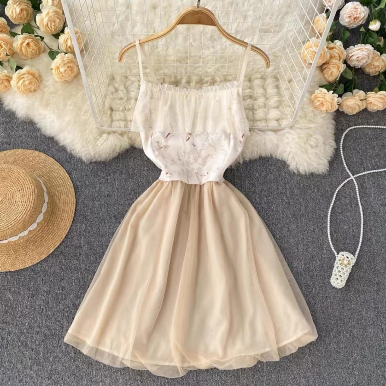 Cute Spaghetti Strap Dress,sweet Little Dress