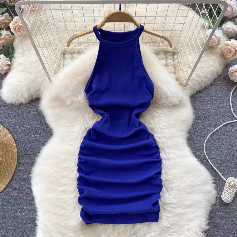 halter vest dress Halter neck vest dress – Shopcelys main image 1