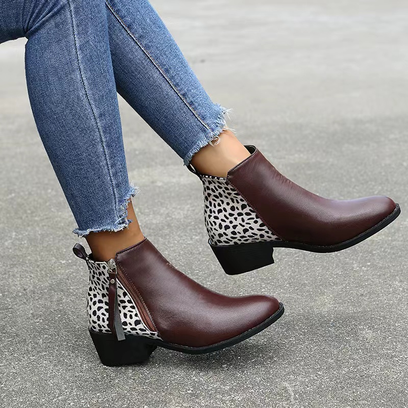 Autumn/whiter Plus Size,women's Leather Boots ,ankle Boots