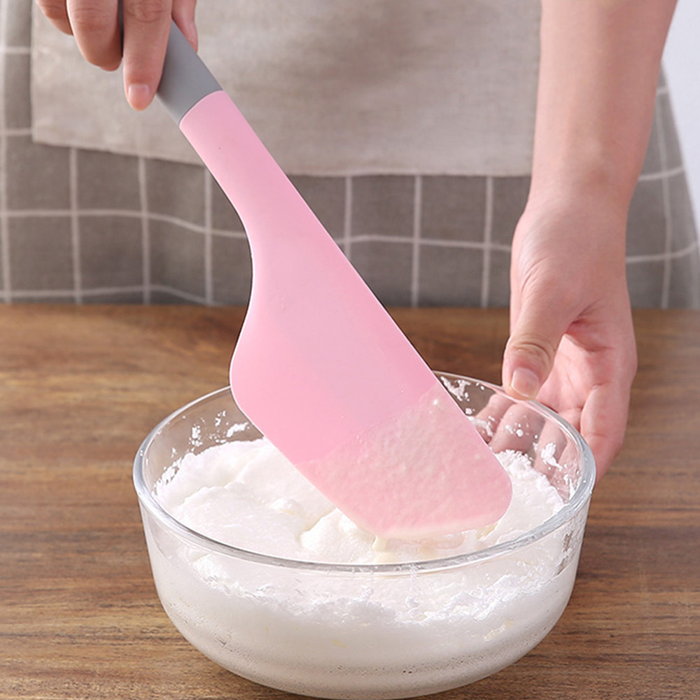 Silicone Cake Cream Spatula Non Stick Omelette Spatula Butter Scraper Flour Mixing Heat Resistant Pastry Scraper