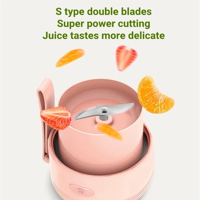 Home Kitchen Appliances 300ml Electric Juice Blender Portable Juicer Cup Usb Charging Wireless