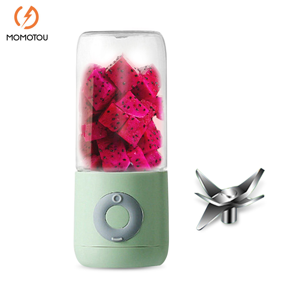 Electric Juicer Mixer Fruit 6 Cutter Usb Rechargeable Blenders Cup Mini Portable