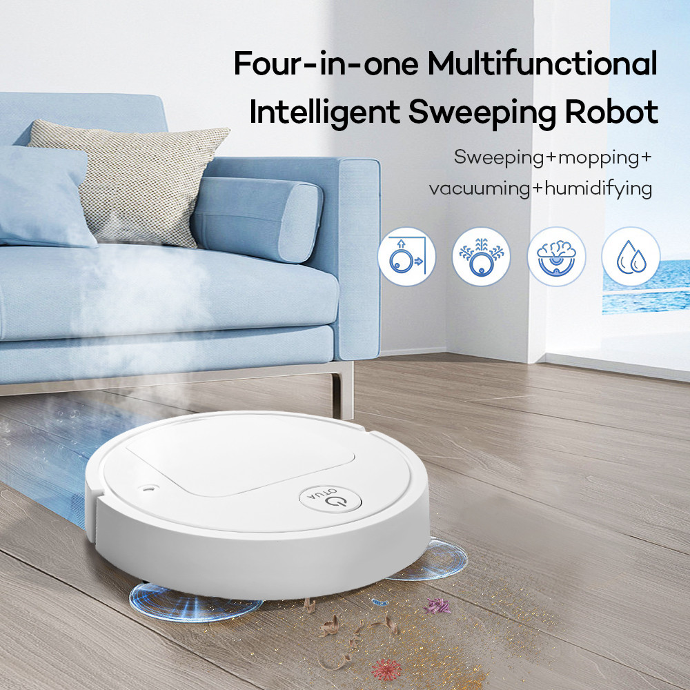 5-in-1 Robot Vacuum Cleaner Usb Rechargeable Automatic Cleaning Sweeping Machine Wet Mopping Vacuum Cleaners