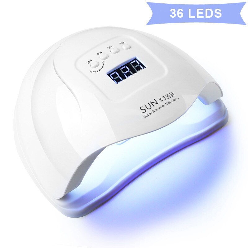 Uv Led Lamp For Nail Manicure 36 Leds Professional Gel Polish Drying Lamps With Timer Auto Sensor
