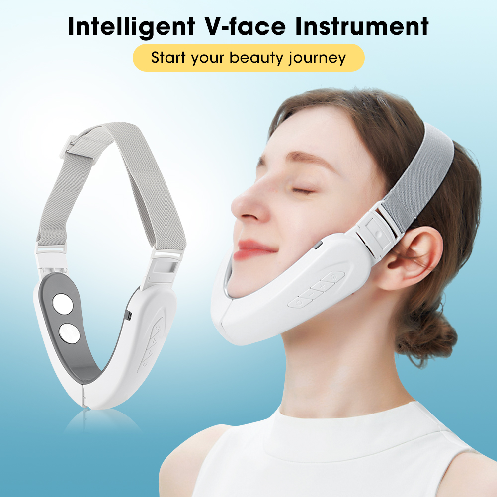 Face Lift Machine Bandage V Face Ems Micro-current Face Massager Slim Double Chin V-line Belt Anti-wrinkle Firming Skin