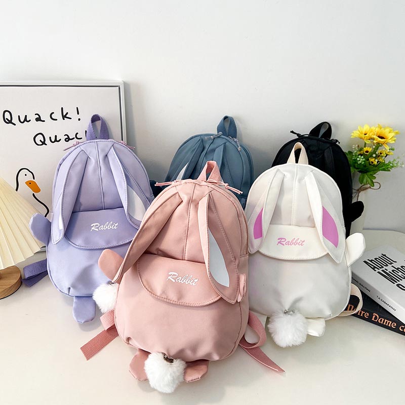 Fashion Children School Bags Bunny Portable Backpacks Kids Travel Rucksacks Cute Boys And Girls School Book Backpack 20l