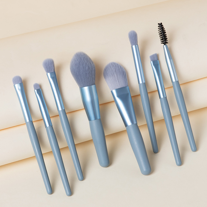 8pcs/set Soft Bristle Concealer Makeup Brushes And Tool Blusher Eyeshadow Brush Blending Professional Makeup Brush Set