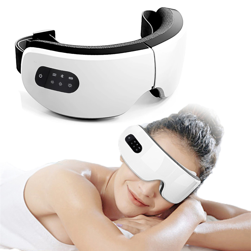 Electric Eye Massager Smart Vibration Compress Relieves Fatigue And Dark Circles Eye Mask With Bluetooth Eye Care Instrument