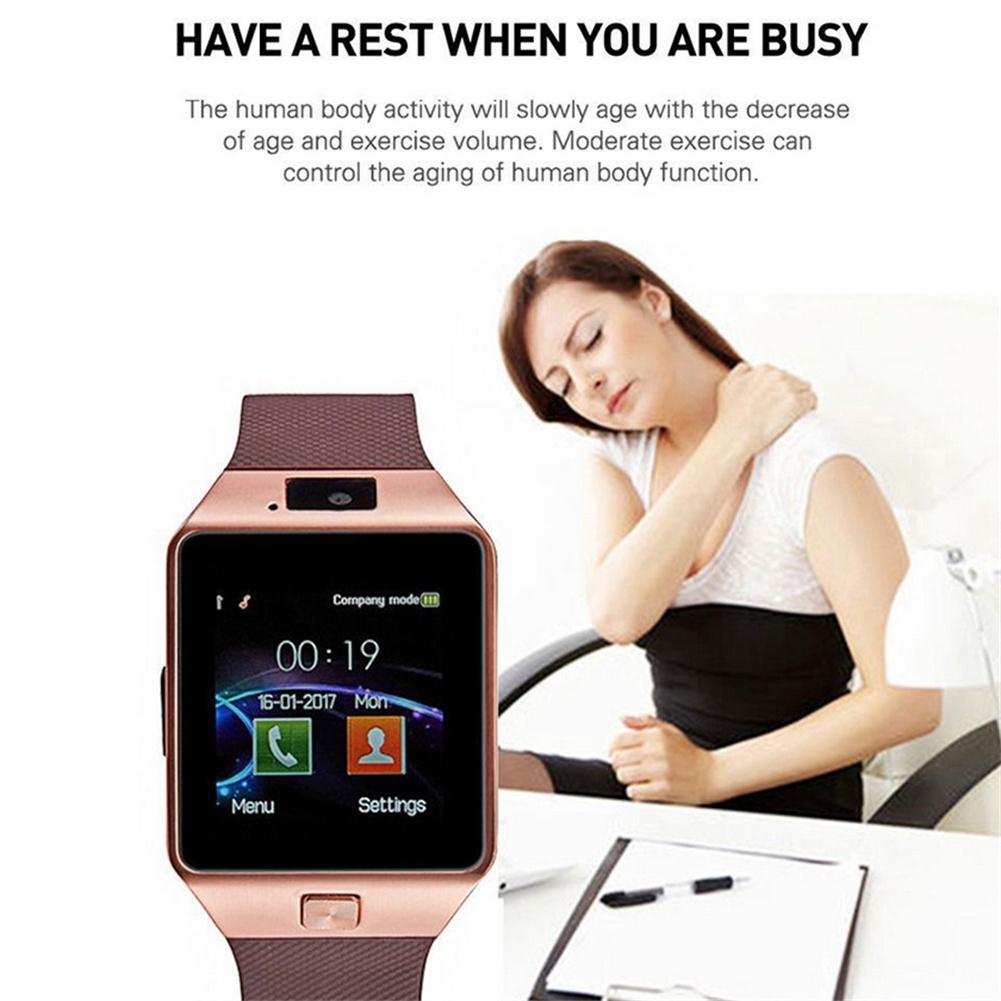 Multifunction Dz09 Sports Smartwatch Support Tf Card Ram 128m+rom 64m Waterproof Wristwatch Clock Digital Watch For Android