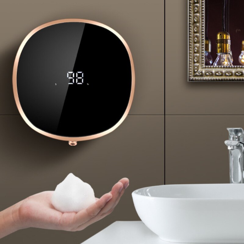 Digital Smart Rechargeable Waterproof No Touch Motion Sensor Liquid Soap Washing Hand Machine 1200mah 280ml Wall Mount