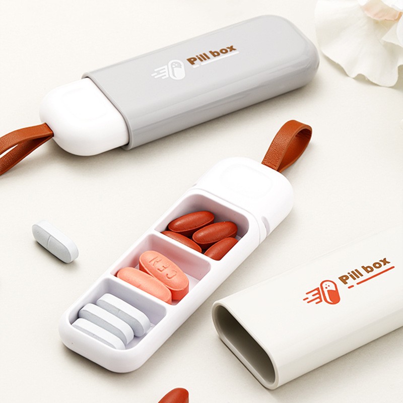 Fashion Portable Nordic Style Pill Box Tablet Pillbox Dispenser Medicine Boxes 3 Grids Dispensing Storage Kit Organizer