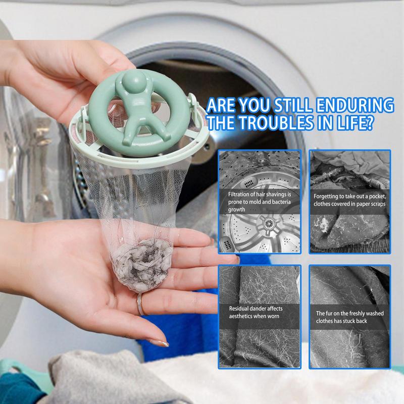 Lint Catcher Multipurposes Laundry Hair Lint Catcher Pouch Reusable Washing  Machine Filter Bag Pet H on Luulla
