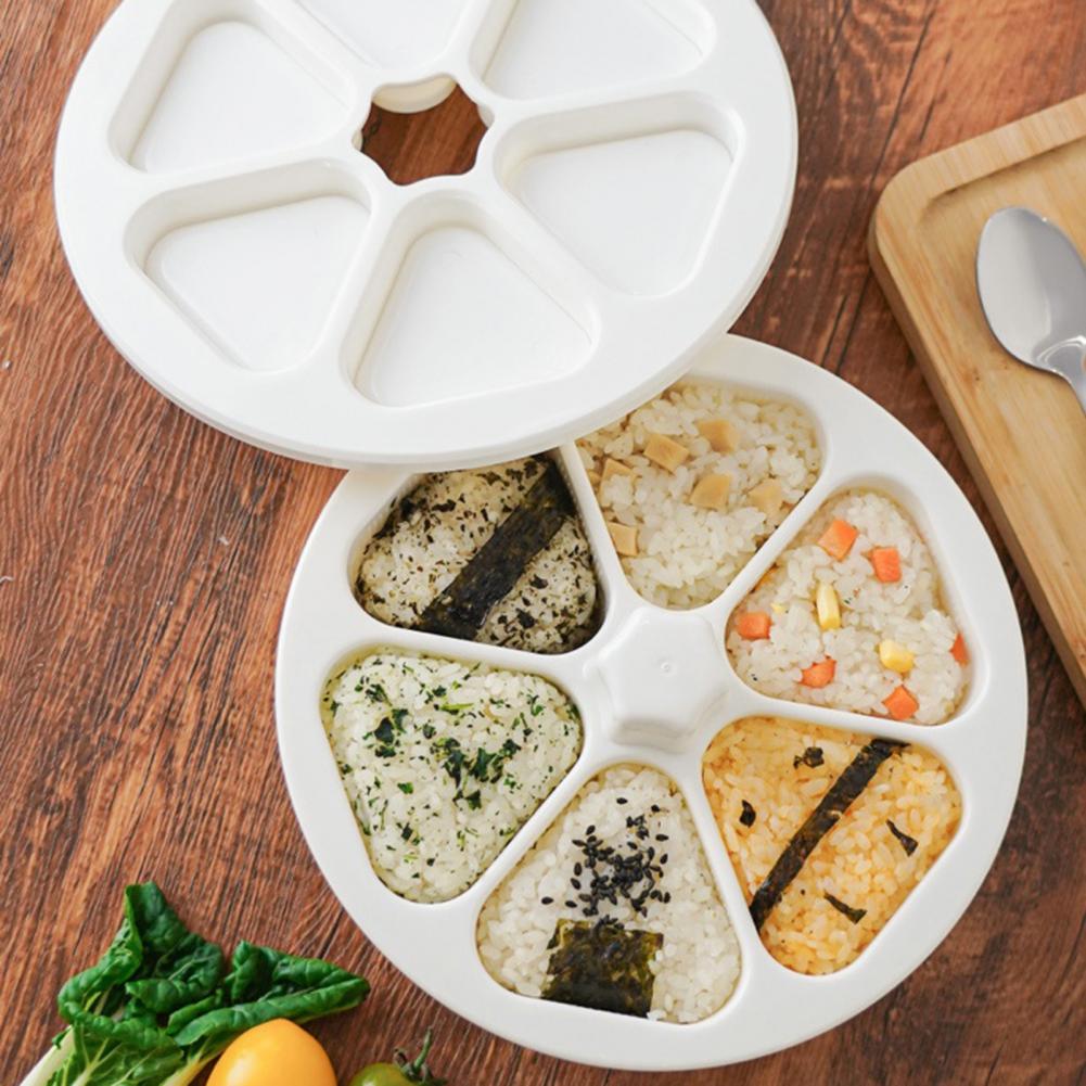 Onigiri Maker Reusable Onigiri Mold Easy Release Diy Japanese Triangle Rice Ball Sushi Maker For Kitchen