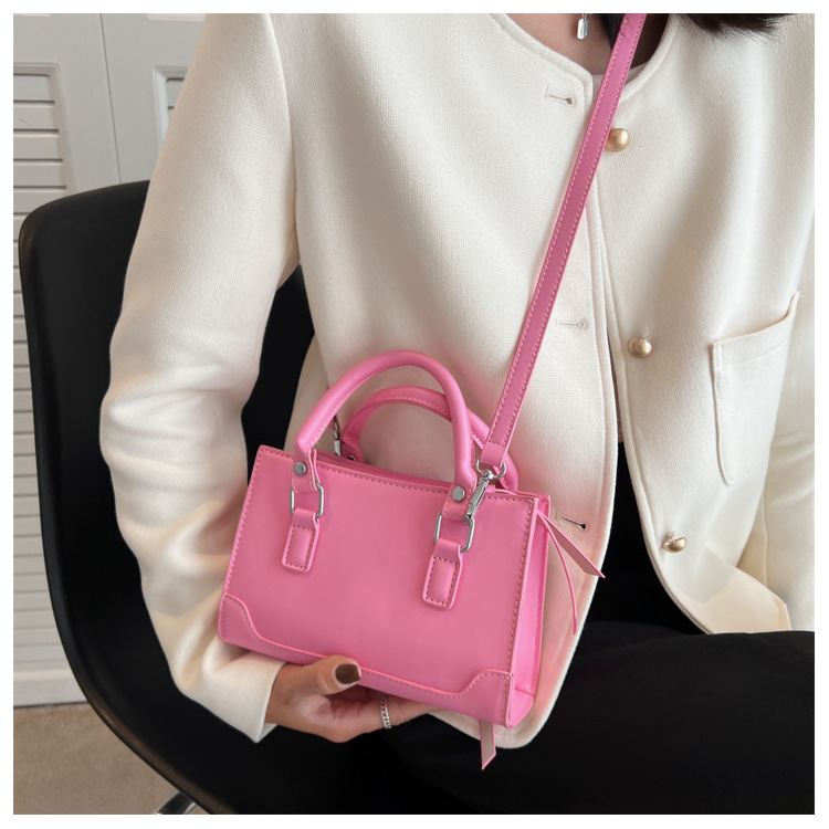 Candy Color Handbags Designer Pink Square Shoulder Blue Bag Female Small Crossbody Bags For Women 2023 Purses Tote Clutch Chic