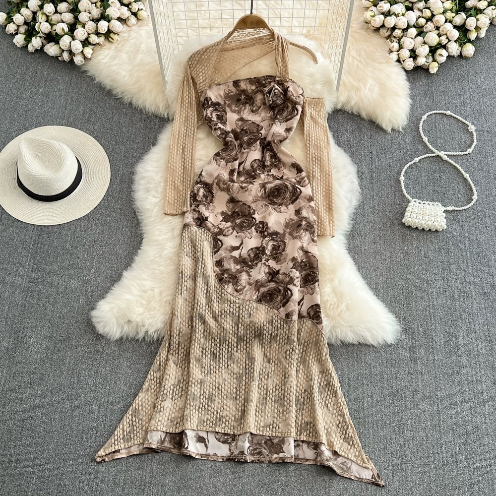 green emerald velvet dress Floral Disc Fairy Corset Dress In-Stock / L