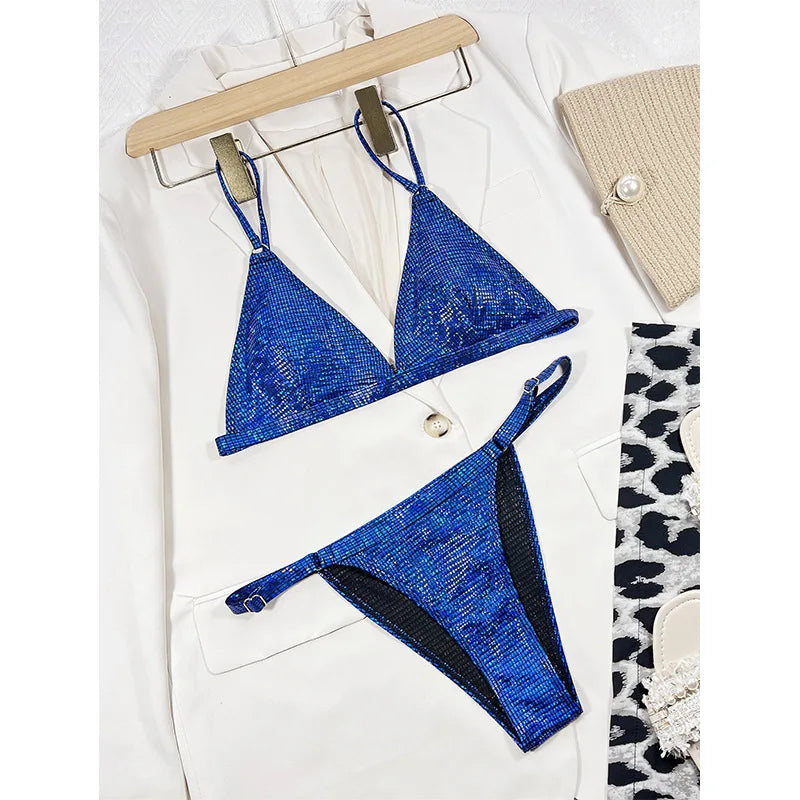 Reversible sequin swimsuit 2025