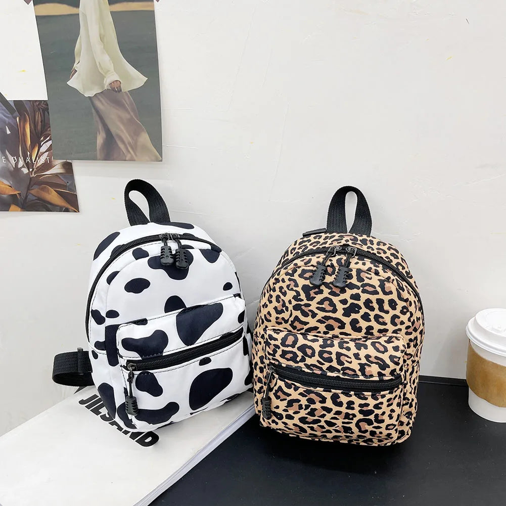 Animal print mini backpack clearance