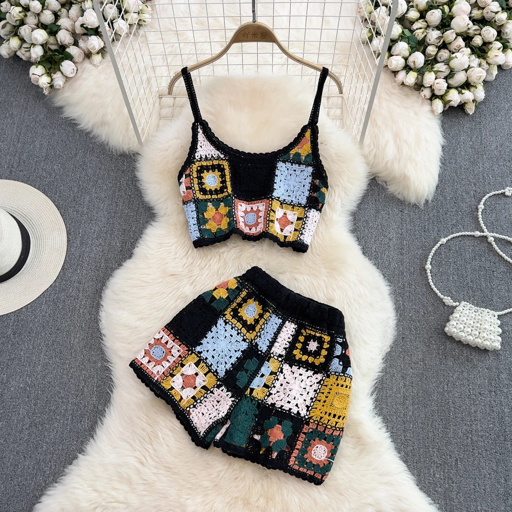 Floral Flyaway Short & Tank Set main image 0