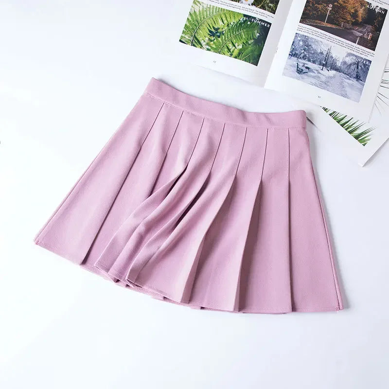 Cross Patchwork Pleated Gothic Skirt 1 main image 1