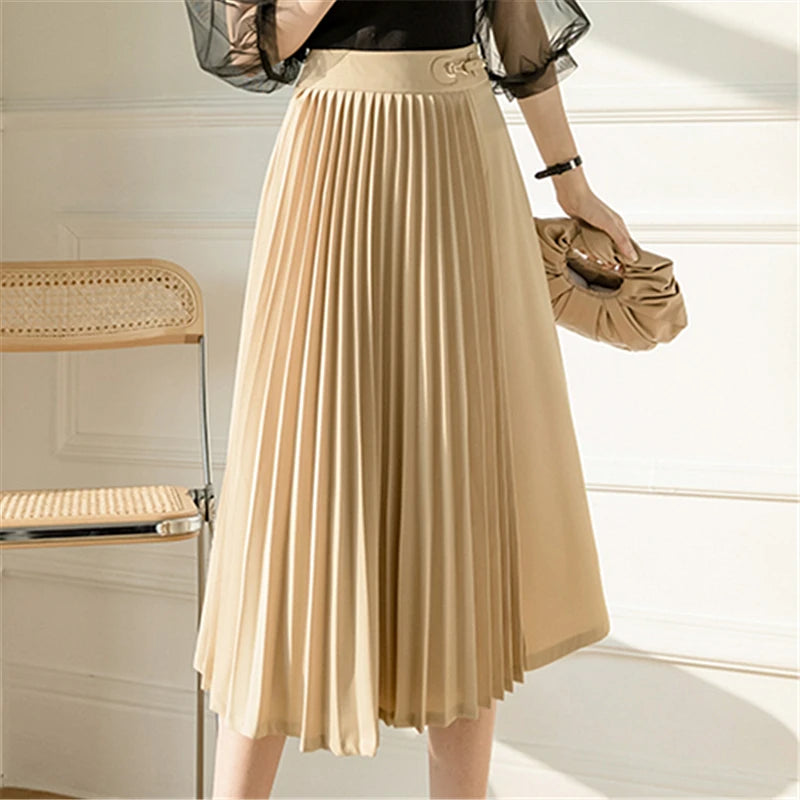 open lace back dress Ascella Sweetheart Pleated Midi Dress main image 0
