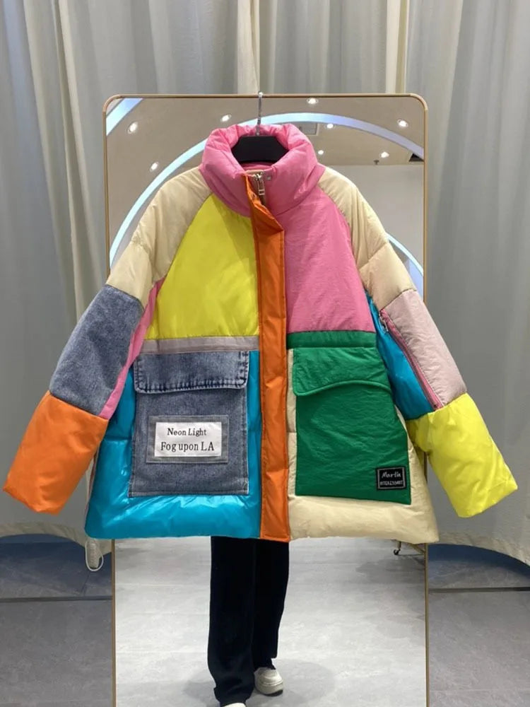Bright coloured puffer jackets shop
