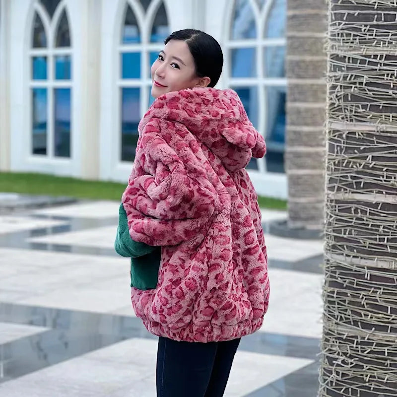 希少 MASSES HOODED JKT LEOPARD L size product-mediumsquare-3397396-