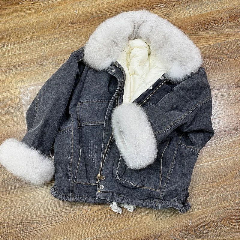 Faux Fur trim Jacket