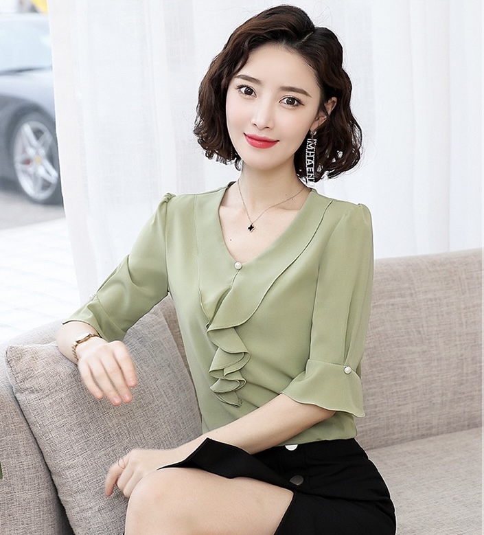 chiffon blouses for office