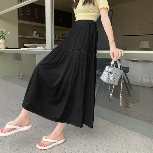 WHISPERING LAVENDER WOVEN MAXI SKIRT