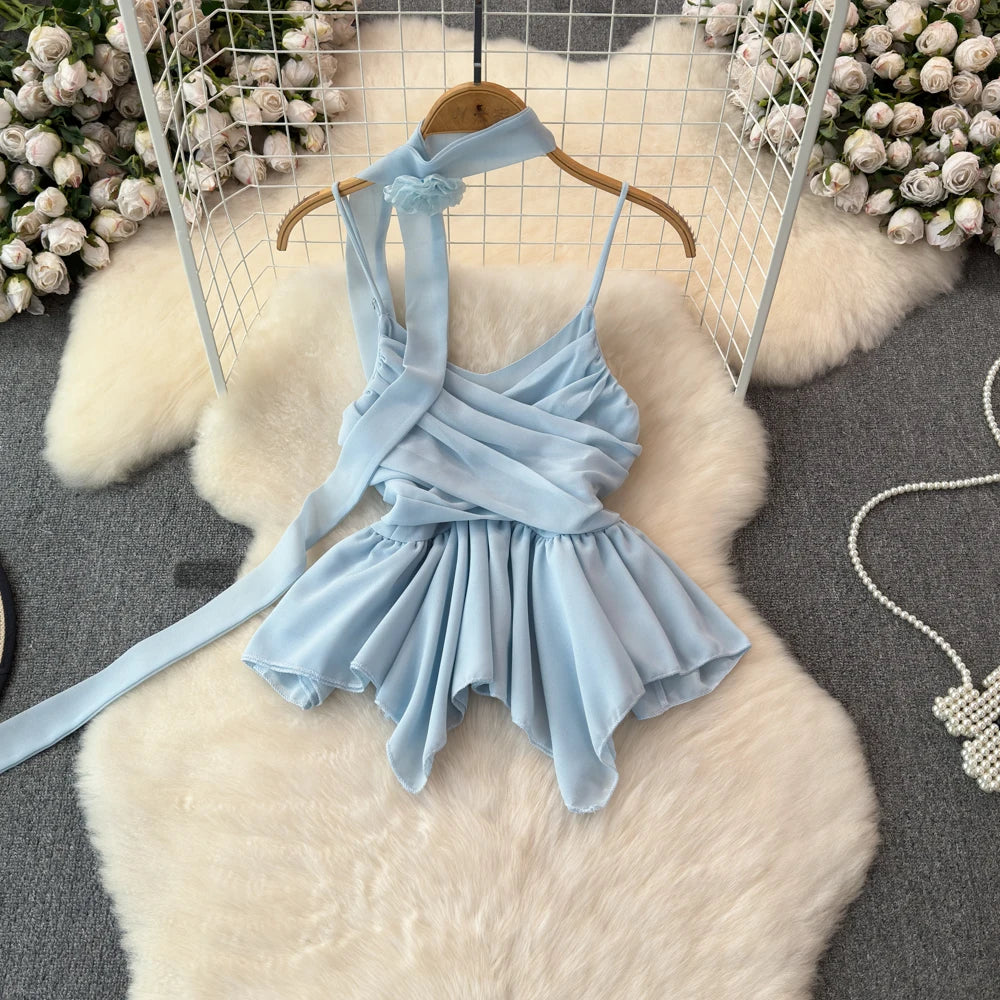 knee length dresses for ladies Light Chambray Mini Dress - All Dresses main image 0