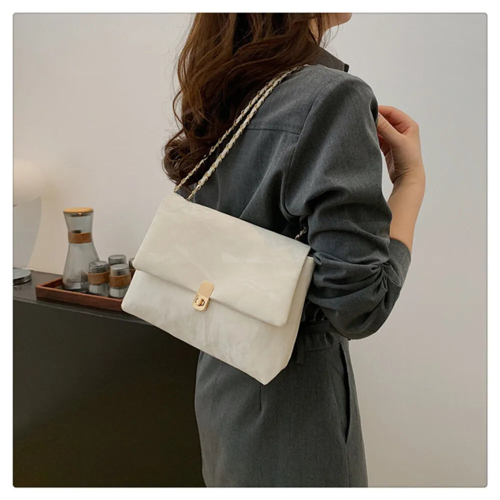 White marble purse clearance